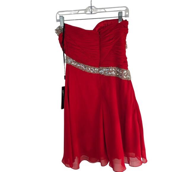 NWT Women's Colors Semi Formal Dress Medium  Fits Like Small S Party Junior Prom - Picture 6 of 7